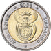 Sudafrica, 5 Rand, 2008, Pretoria, Bi-metallico, SPL, KM:439