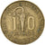 West African States, 10 Francs, 1977, Aluminum-Nickel-Bronze, EF(40-45), KM:1a