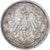 ALEMANIA - IMPERIO, 1/2 Mark, 1916, Karlsruhe, Plata, MBC, KM:17
