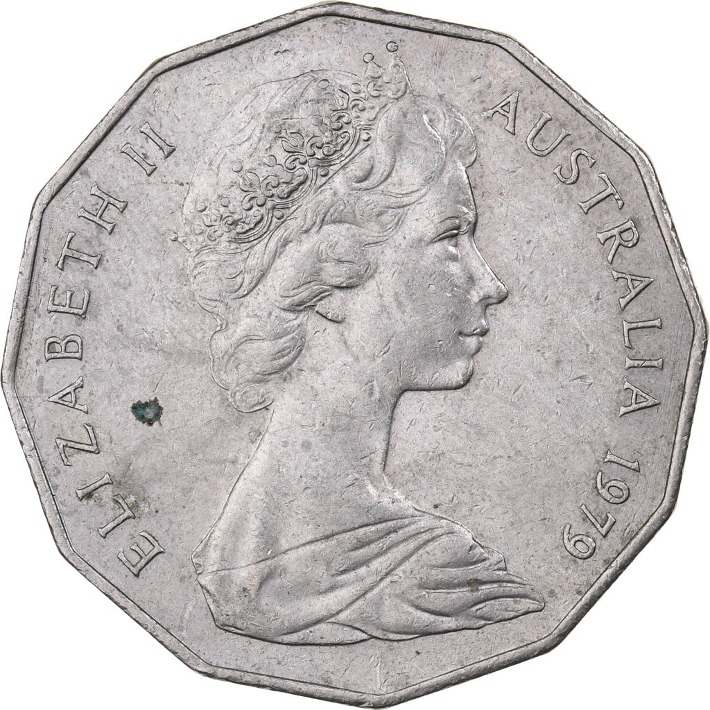 Australia, Elizabeth II, 50 Cents, 1979, Rame-nichel, BB, KM:68