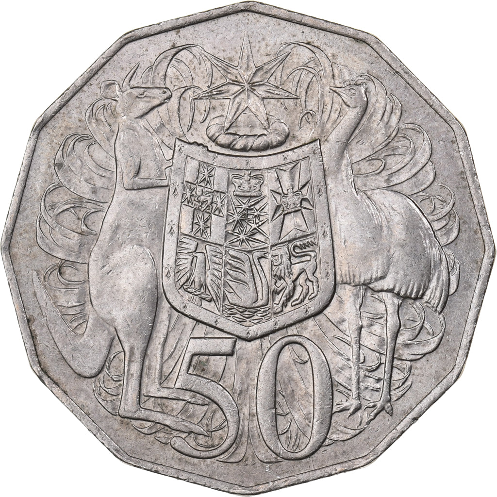 Australia, Elizabeth II, 50 Cents, 1979, Rame-nichel, BB, KM:68