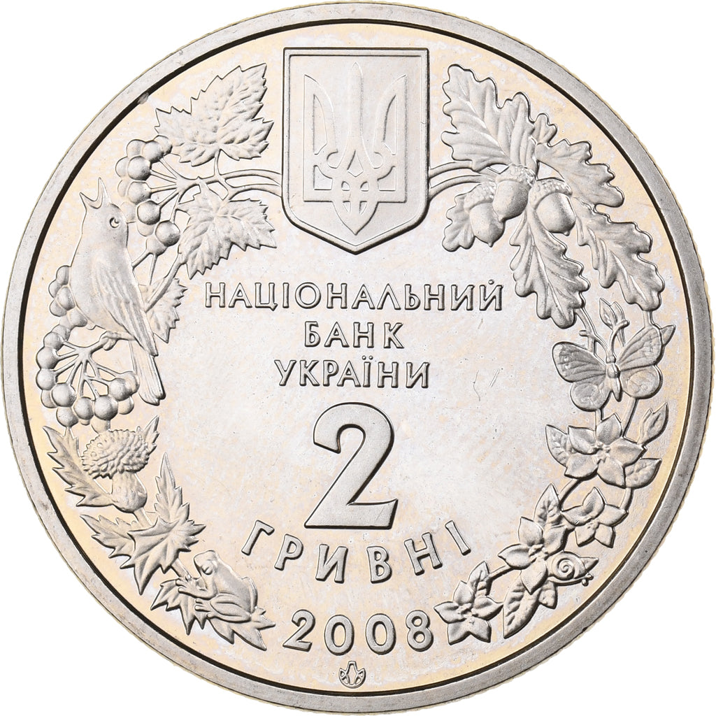 Ukraine, 2 Hryvni, 2008, Kyiv, Copper-Nickel-Zinc, MS(63), KM:433