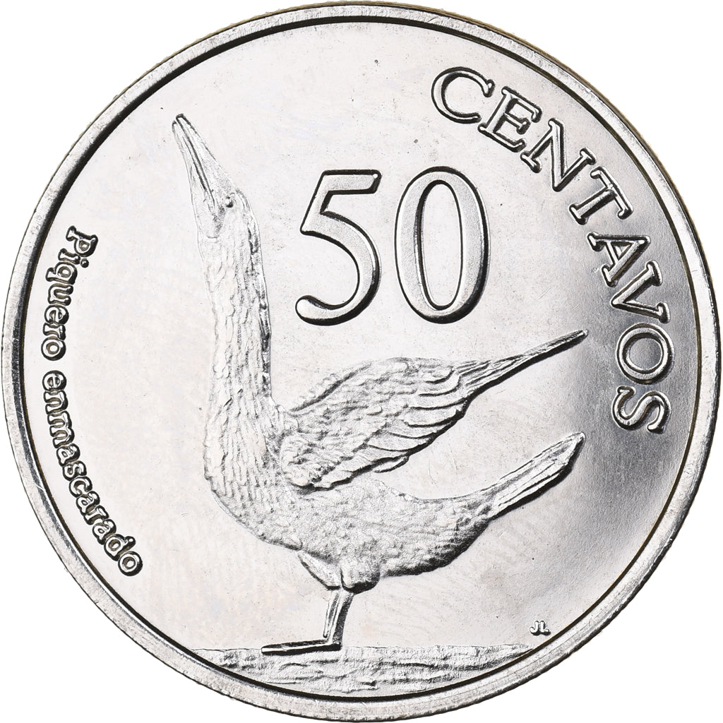 GALAPAGOS ISLANDS, 50 Centavos, 2008, Kupfer-Nickel, UNZ, KM:5