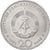 REPÚBLICA DEMOCRÁTICA ALEMANA, 20 Mark, 1971, Berlin, Cobre - níquel, EBC
