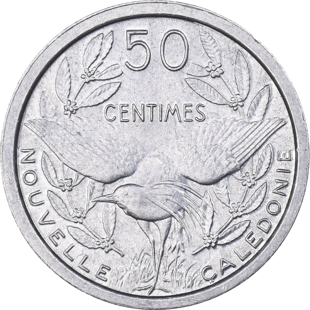 Nuova Caledonia, 50 Centimes, 1949, Paris, Alluminio, FDC, KM:1