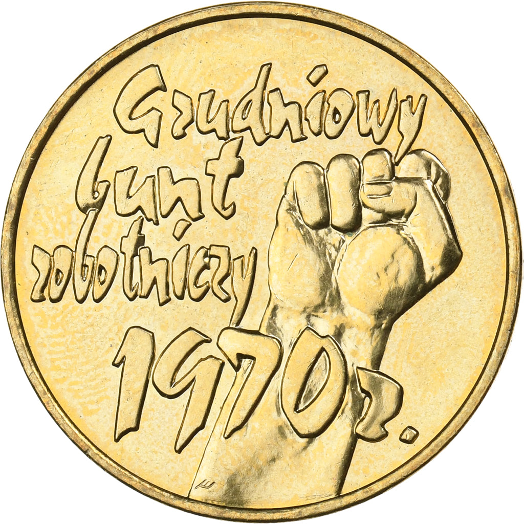 Poland, 2 Zlote, 2000, Warsaw, Brass, MS(65-70), KM:404