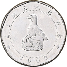 Zimbabwe, 25 Dollars, 2003, Harare, Nickel plated steel, MS(63), KM:15