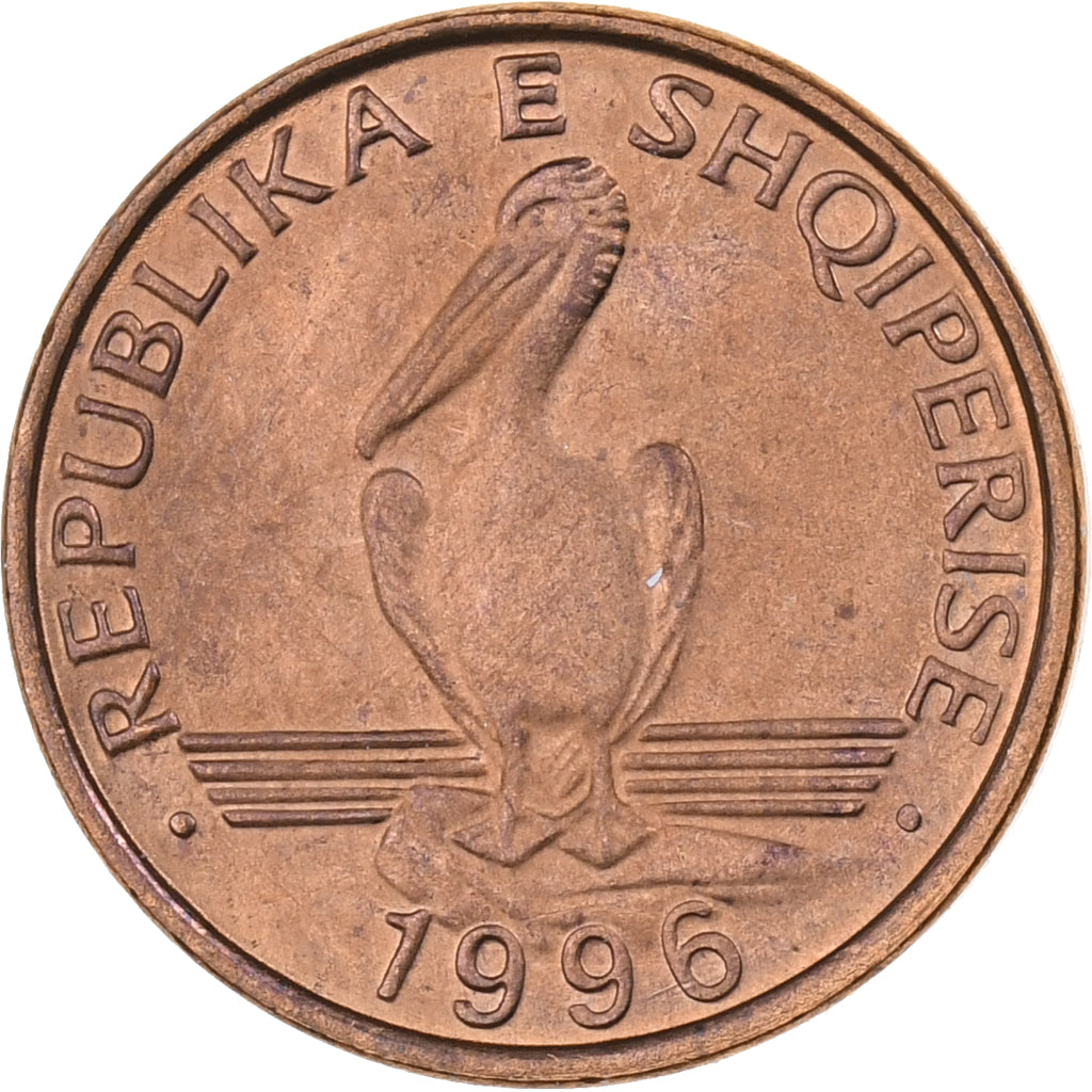 Albania, Lek, 1996, Rome, Bronze, MS(63), KM:75