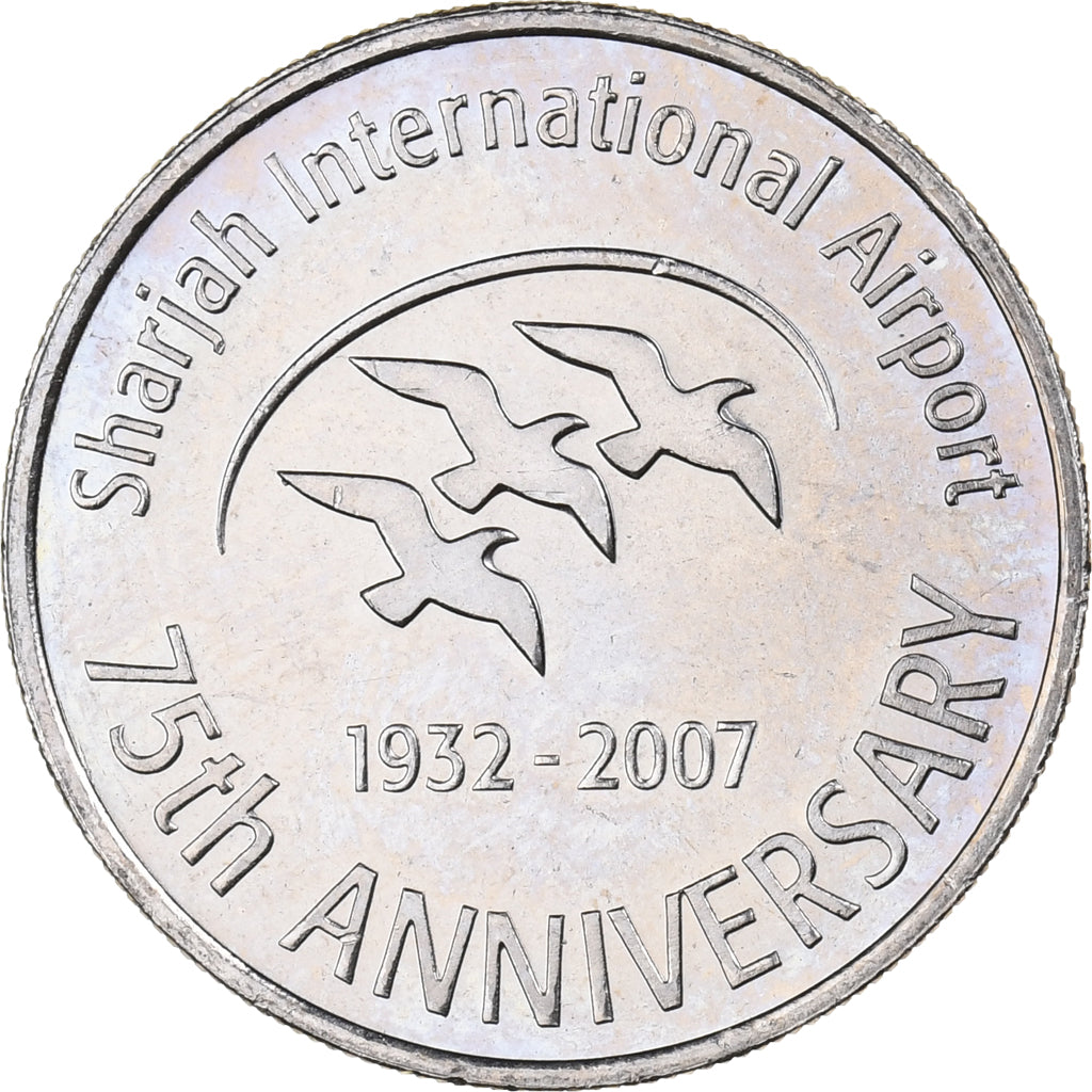 United Arab Emirates, Dirham, 2007, Copper-nickel, MS(63), KM:76