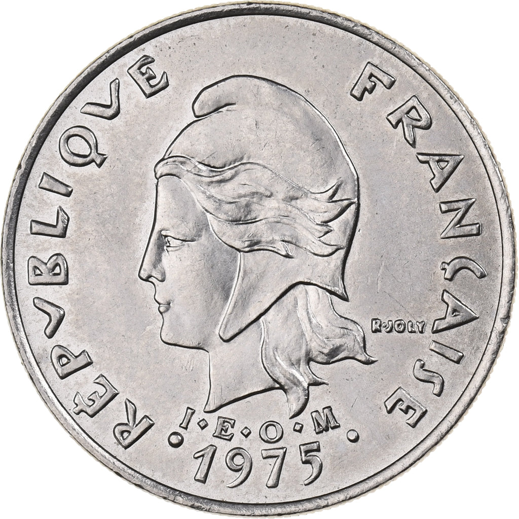 Polynésie française, 20 Francs, 1975, Paris, Nickel, SPL, KM:9