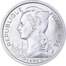 Comore, 2 Francs, 1964, Paris, Alluminio, FDC, KM:5