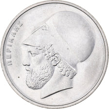 Greece, 20 Drachmai, 1976, Copper-nickel, AU(55-58), KM:120