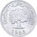 Túnez, 5 Millim, 1960, Aluminio, FDC, KM:282