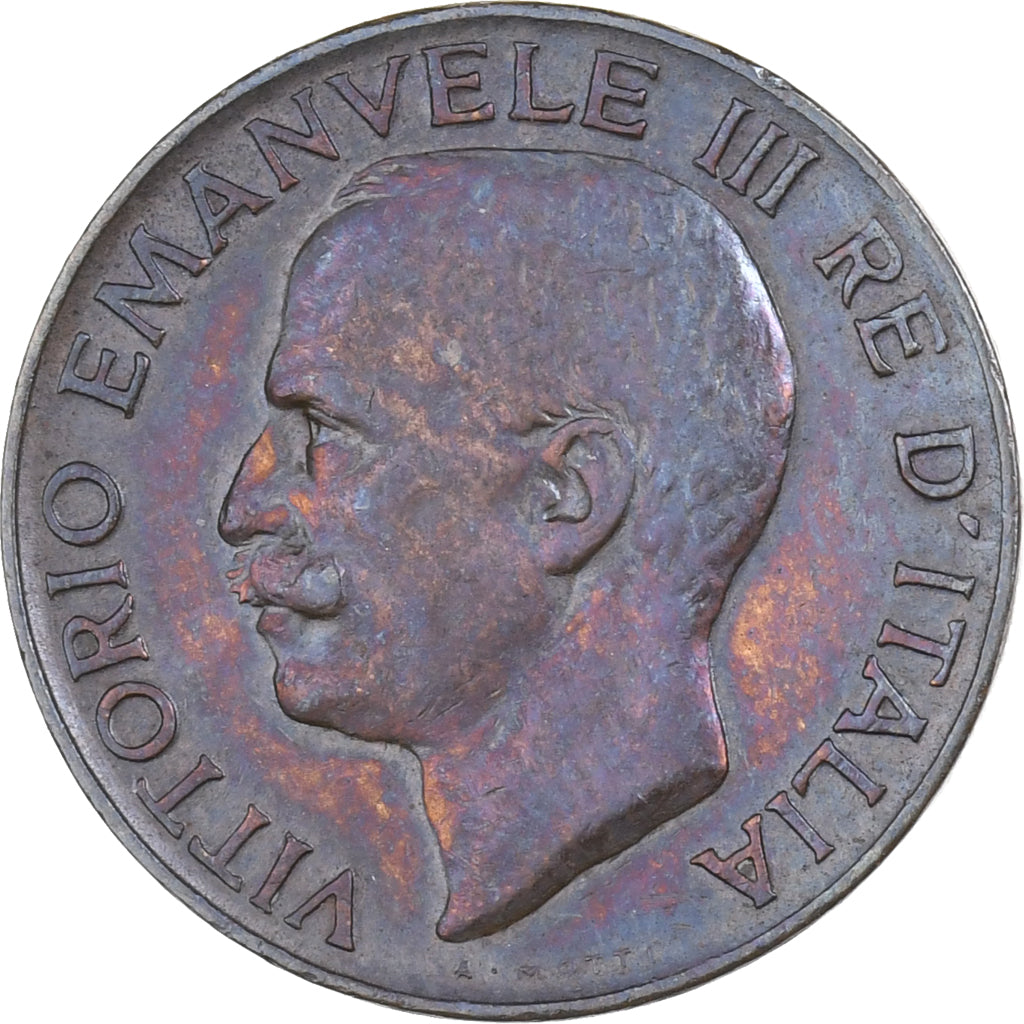 Italy, Vittorio Emanuele III, 5 Centesimi, 1921, Rome, Bronze, EF(40-45), KM:59