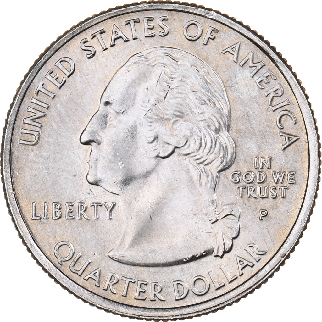 Estados Unidos da América, Quarter, 2007, U.S. Mint, Cobre Revestido a