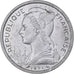 Réunion, 2 Francs, 1971, Aluminum, AU(55-58), KM:8