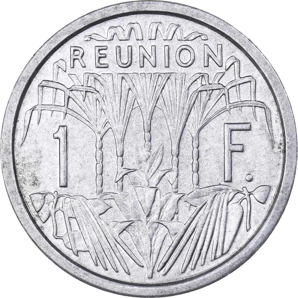 Réunion, Franc, 1948, Paris, Aluminum, AU(55-58), KM:6.1