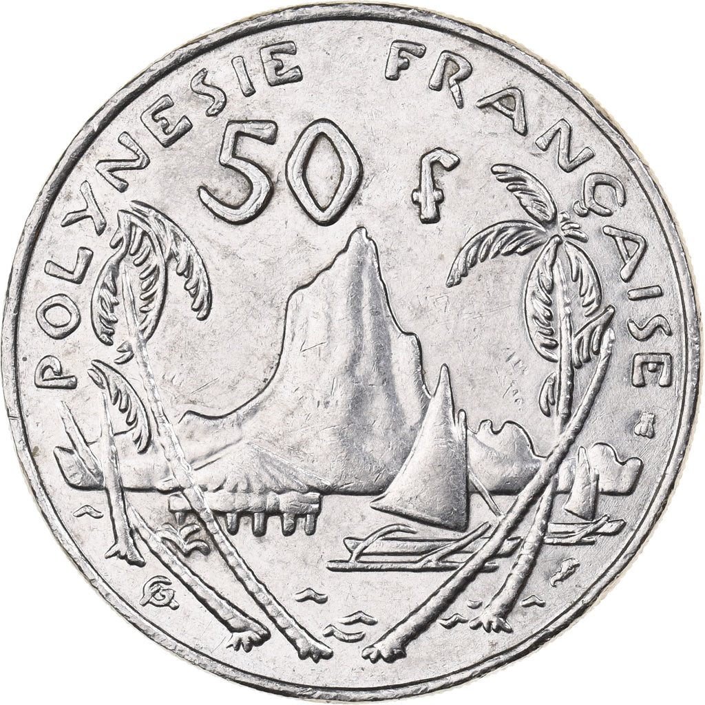 French Polynesia, 50 Francs, 1996, Paris, Nickel, EF(40-45), KM:13