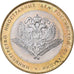 Russie, 10 Roubles, 2002, St. Petersburg, Bimétallique, FDC, KM:751