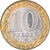 Rússia, 10 Roubles, 2002, St. Petersburg, Bimetálico, MS(65-70), KM:751