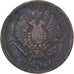 Rusland, Alexander I, 2 Kopeks, 1817, Ekaterinbourg, Koper, FR+, KM:118.3