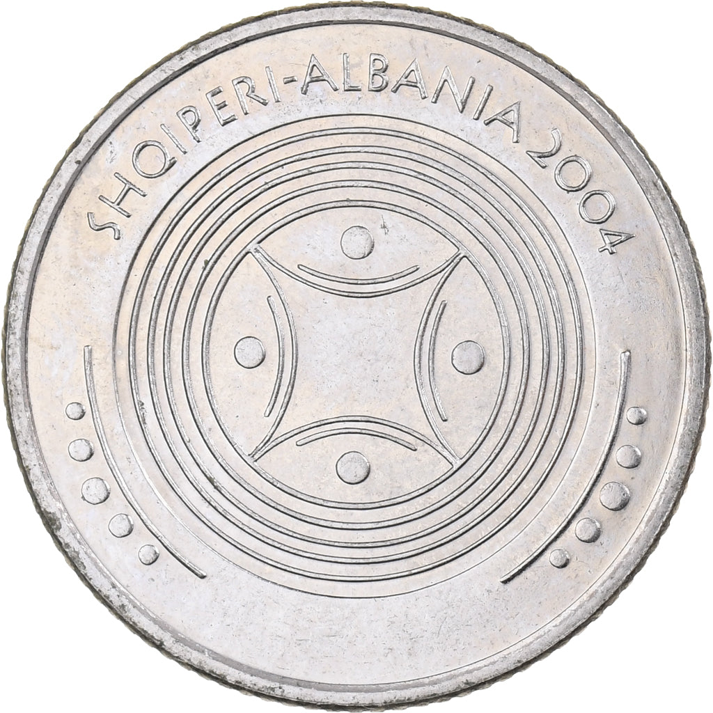 Albania, 50 Lekë, 2004, Miedź-Nikiel, MS(63), KM:90