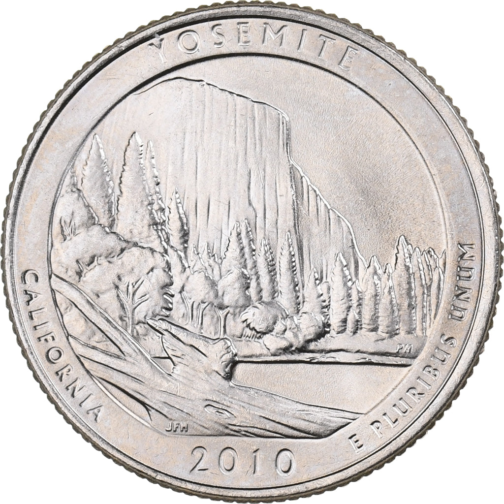 Estados Unidos da América, Quarter, 2010, U.S. Mint, Cobre Revestido a