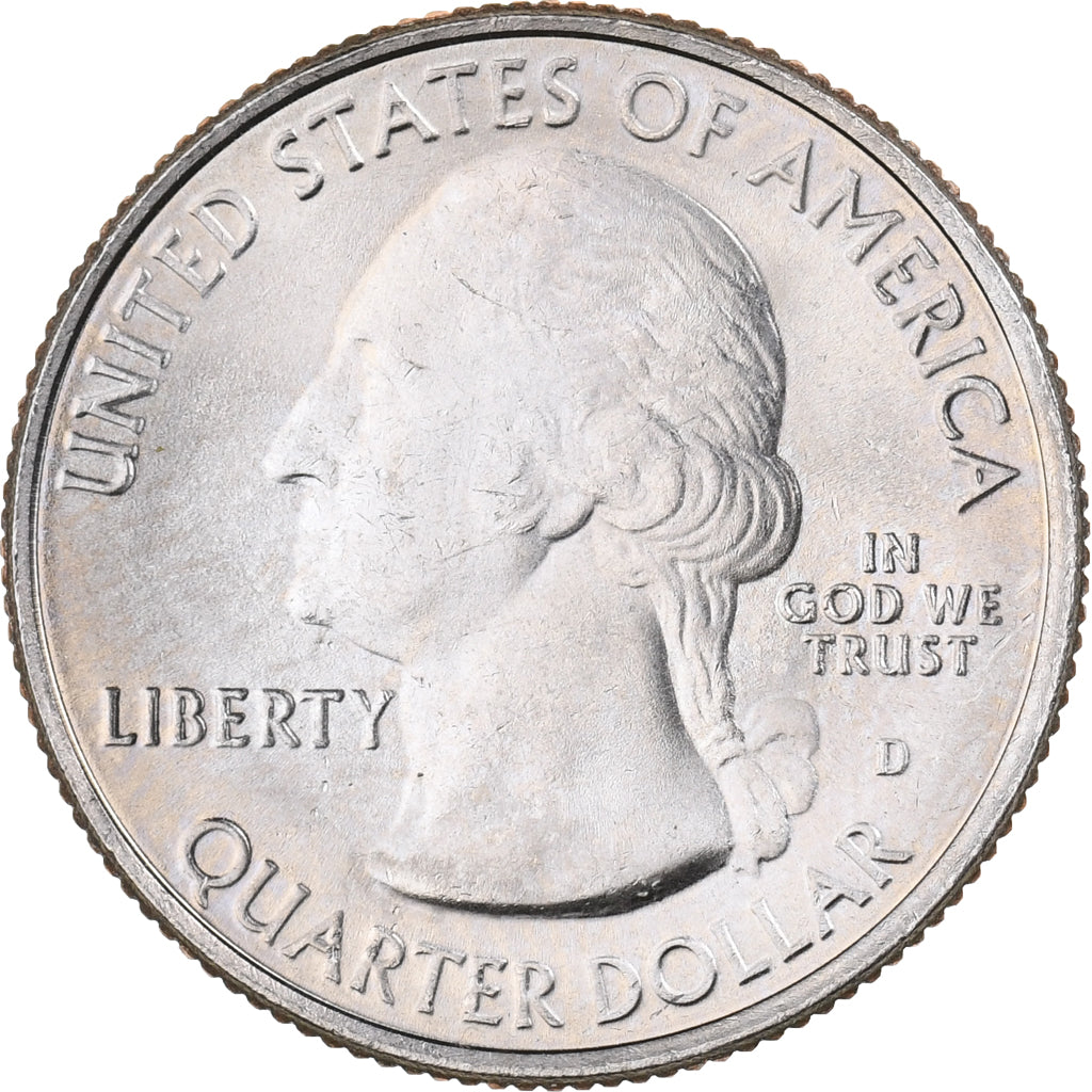 Estados Unidos da América, Quarter, 2010, U.S. Mint, Cobre Revestido a