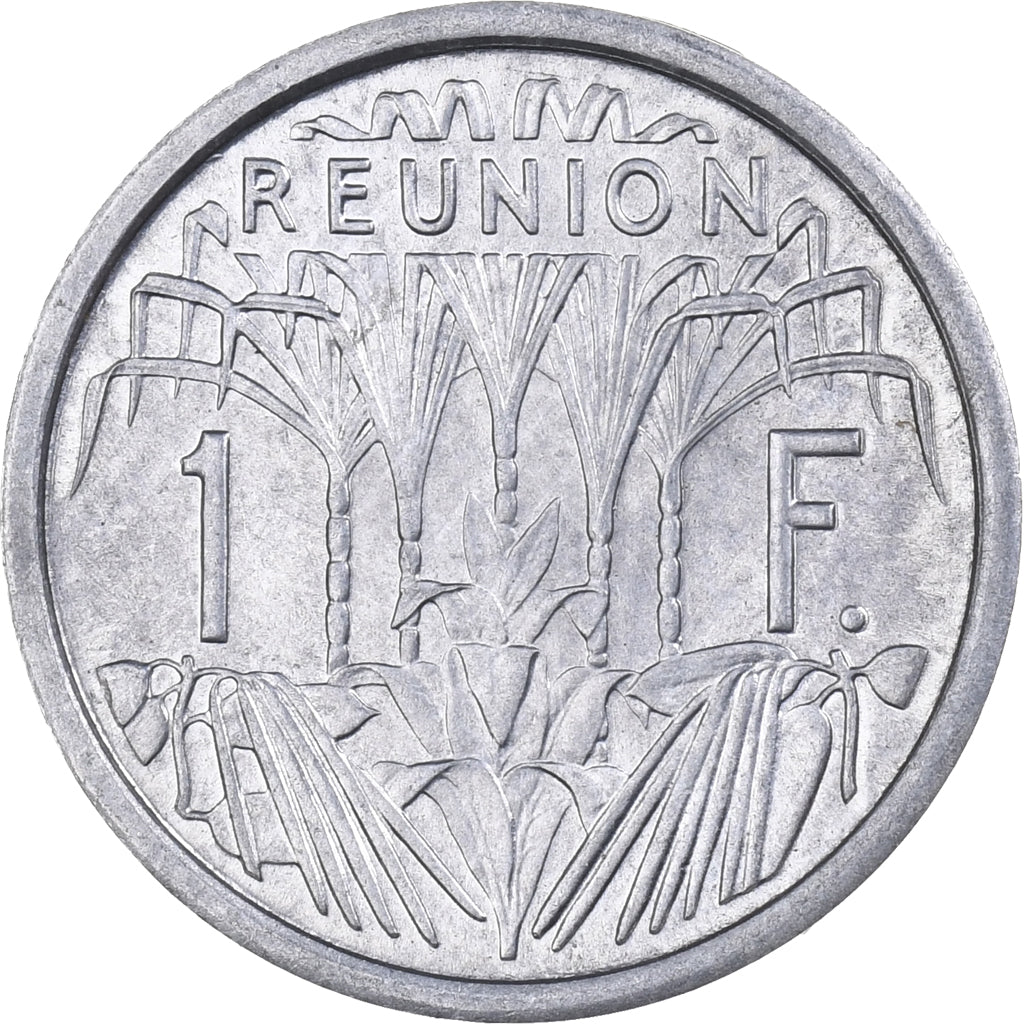 Réunion, Franc, 1948, Paris, Aluminum, MS(65-70), KM:6.1