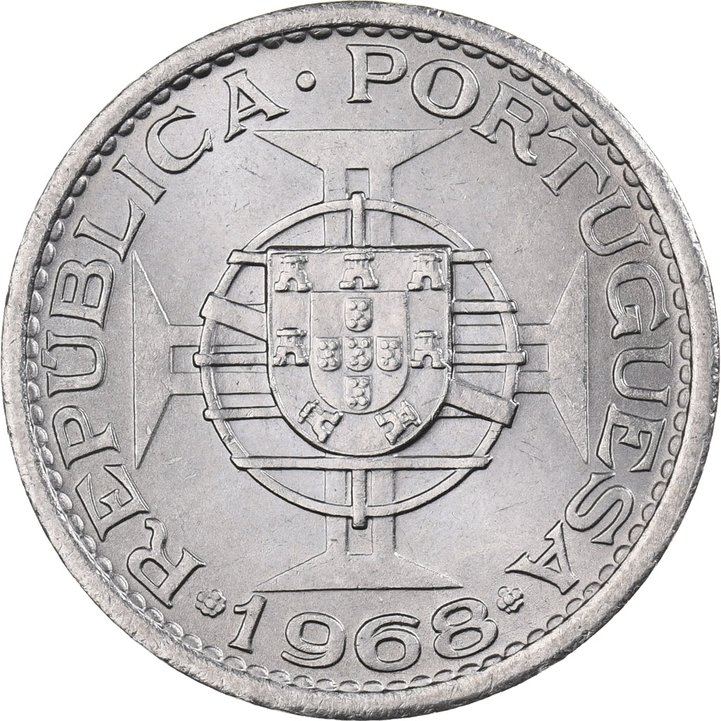 Macau, Pataca, 1968, Nickel, MS(60-62), KM:6