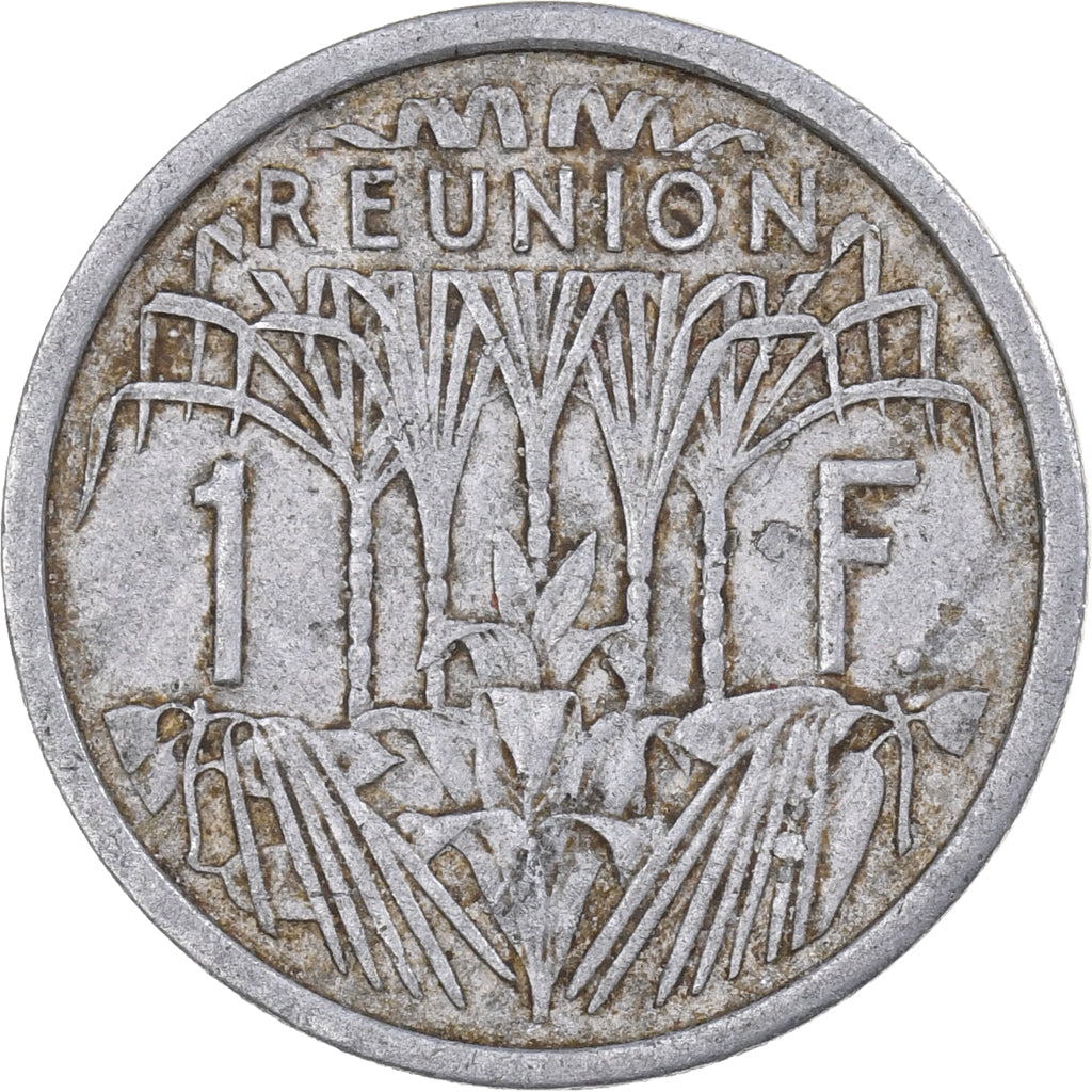 Réunion, Franc, 1948, Aluminum, VF(30-35), KM:6.1