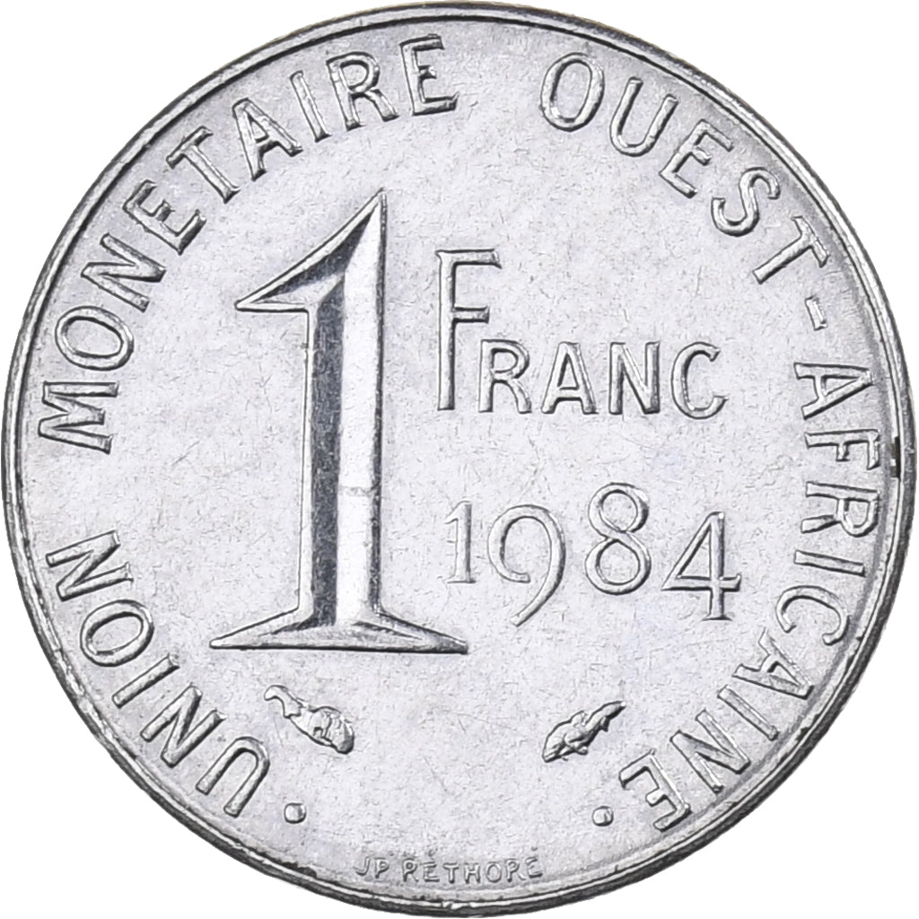 West African States, Franc, 1984, Paris, Steel, AU(55-58), KM:8