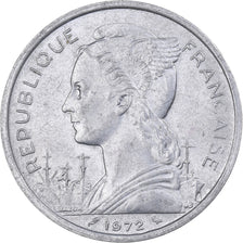 Réunion, 5 Francs, 1972, Aluminum, AU(55-58), KM:9