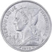 Réunion, 5 Francs, 1972, Aluminum, AU(55-58), KM:9