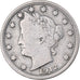Stati Uniti, 5 Cents, Liberty Nickel, 1912, U.S. Mint, Rame-nichel, MB, KM:112