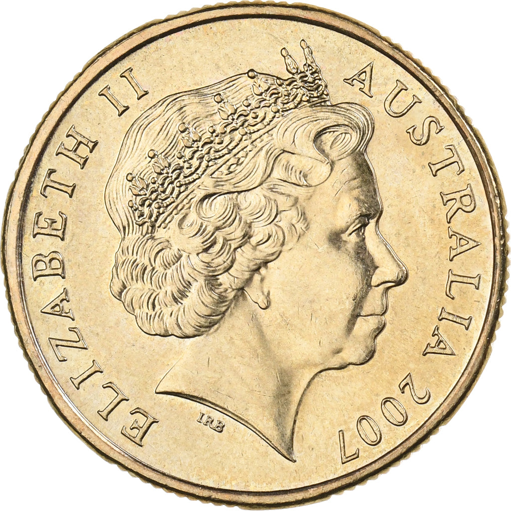 Australia, Elizabeth II, Dollar, 2007, Royal Australian Mint, Aluminum-Bronze
