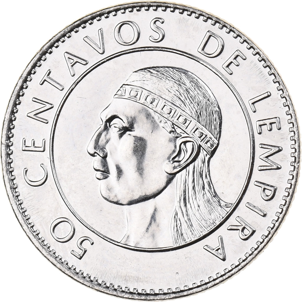 Honduras, 50 Centavos, 1994, Nickel plated steel, UNZ, KM:84a.1