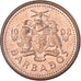 Barbados, Cent, 1998, Royal Canadian Mint, Copper Plated Zinc, VZ, KM:10a