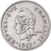French Polynesia, 10 Francs, 1967, Paris, Nickel, MS(63), KM:5