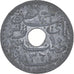 Tunisie, Ahmad Pasha Bey, 10 Centimes, 1942/AH1361, Paris, Zinc, TTB, KM:267