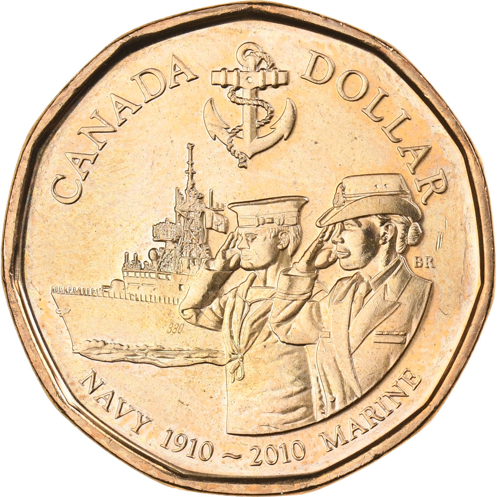 Canadá, Elizabeth II, Dollar, 2010, Royal Canadian Mint, Plata, SC, KM:995a