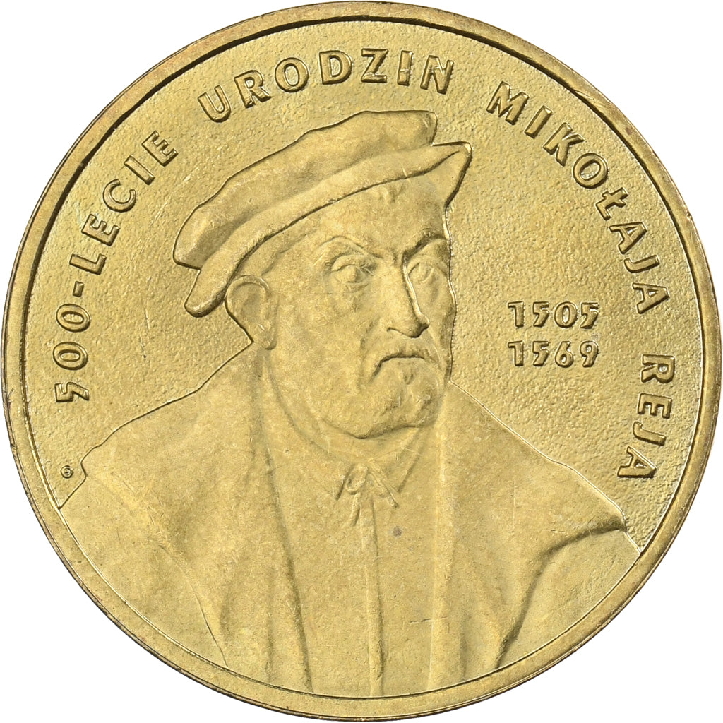 Poland, 2 Zlote, 2005, Warsaw, Brass, MS(65-70), KM:608