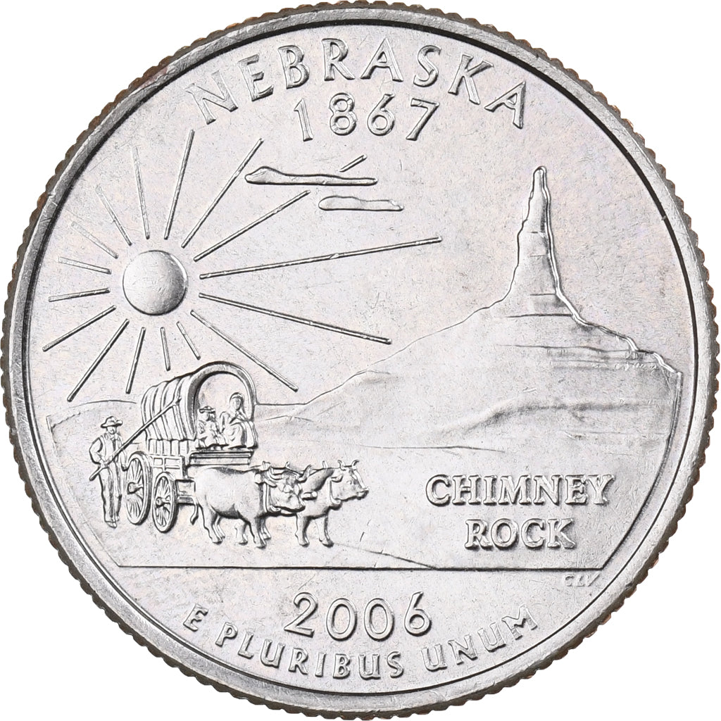 Estados Unidos da América, Quarter, 2006, U.S. Mint, Cobre Revestido a