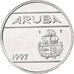 Aruba, Beatrix, 25 Cents, 1997, Utrecht, Nickel Bonded Steel, FDC, KM:3