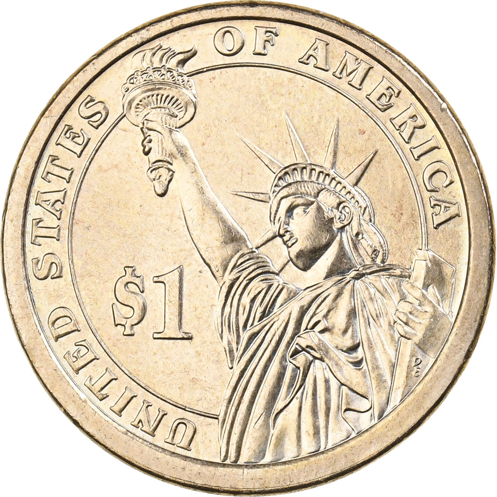 États-Unis, Dollar, 2010, U.S. Mint, Copper-Zinc-Manganese-Nickel Clad Copper