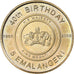 Swaziland, King Msawati III, 5 Emalangeni, 2008, Brass, MS(63), KM:55