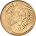 Brazil, 25 Centavos, 1999, Bronze Plated Steel, MS(65-70), KM:650