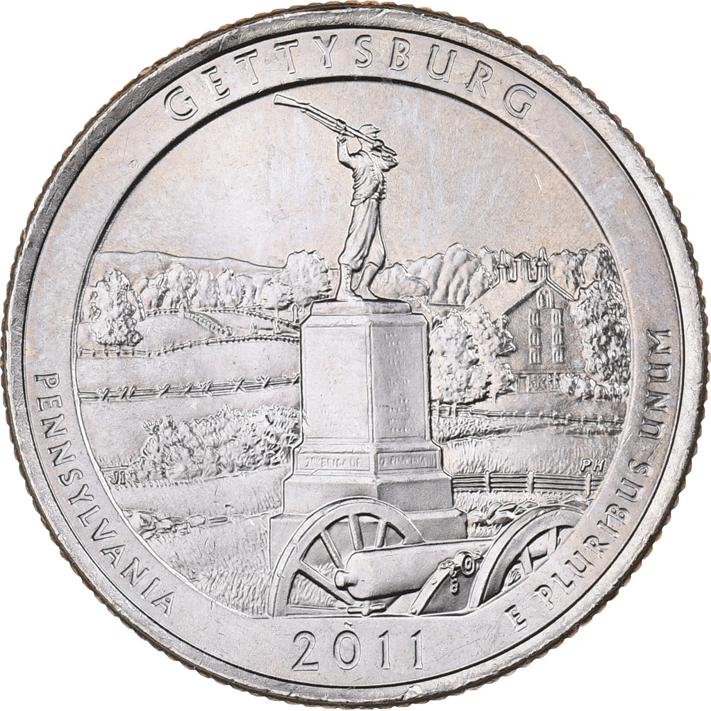 United States, Quarter, 2011, U.S. Mint, Copper-Nickel Clad Copper, MS(63)
