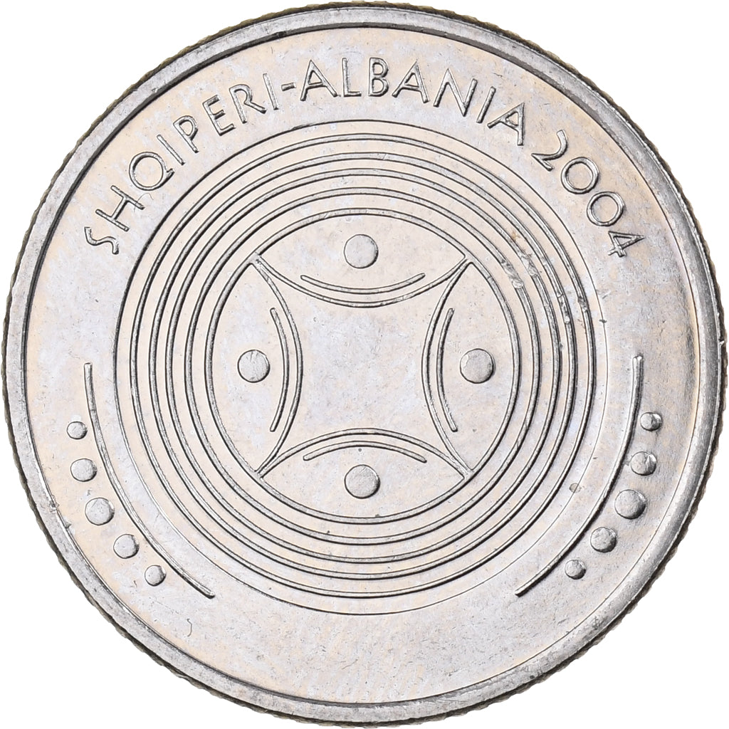 Albania, 50 Lekë, 2004, Copper-nickel, MS(65-70), KM:90