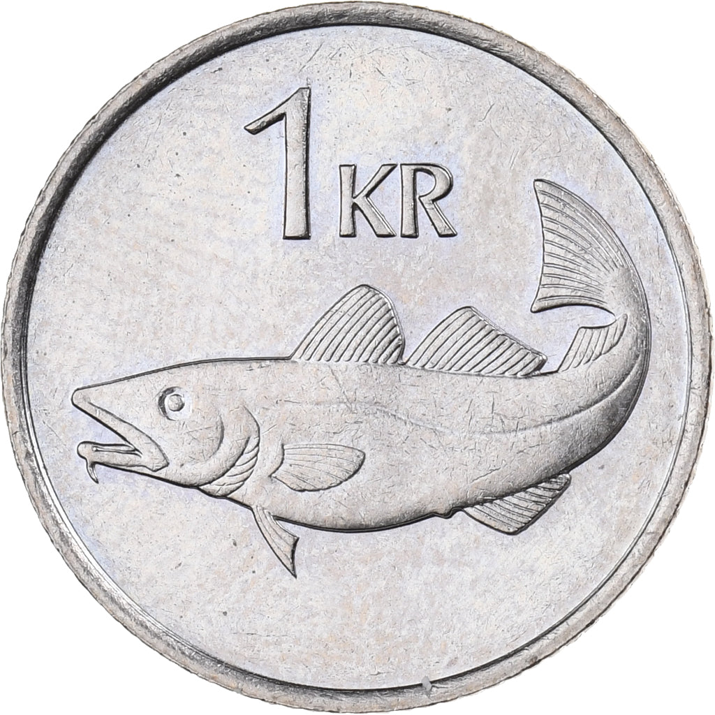 IJsland, Krona, 1984, Cupro-nikkel, FDC, KM:27